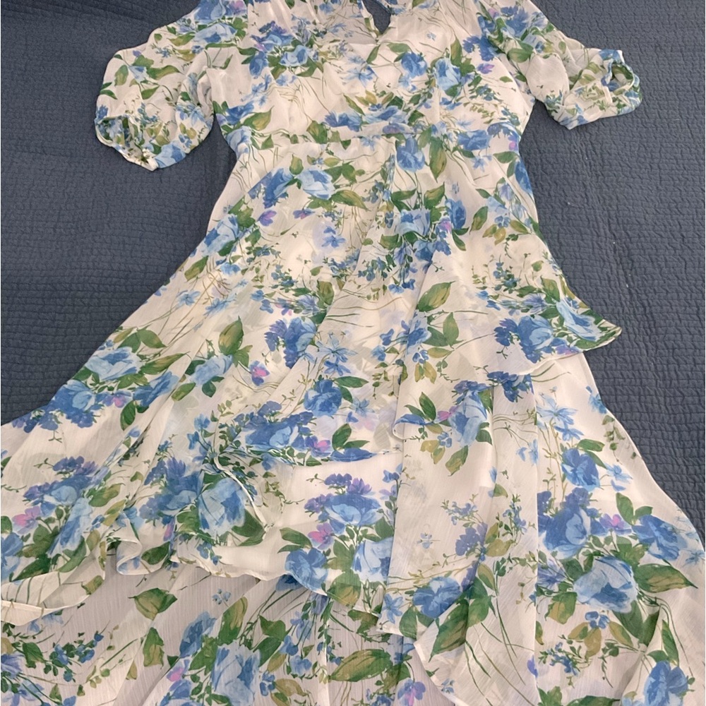 Calvin Klein spring flowery dress
